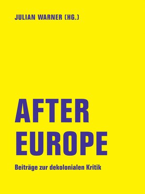 cover image of After Europe